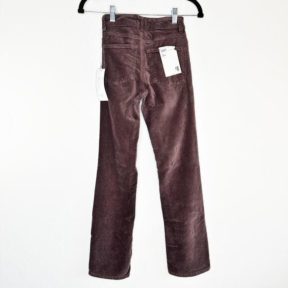 Anthropologie Pilcro The Yaya Mid Rise Corduroy Crop Kick Flare Jeans 23 Tall - Picture 8 of 16